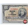 Image 3 : Bank of Canada $100 Bill 1937 : Gordon/Towers #BJ1204509 (BCS Cert: Very Fine 35)
