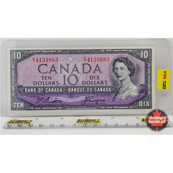 Canada $10 Bill 1954 : Beattie/Coyne #ET4133883