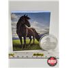 Image 1 : RCM Canada 2015 : $100 Fine Silver Coin : The Canadian Horse : The Little Iron Horse (99.99%)