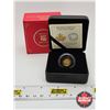 Image 1 : RCM Canada 2020 : $8 Pure Gold Coin : Lucky Flower Dragon  (COA #4079 : 99.99%)