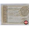 Image 6 : Fractional Currency : Upper Canada Quarter Dollar / 15 Pence Bank Note 1839 : W & J Bell, Merchant N