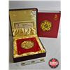 Image 1 : 2008 Beijing Olympics "Dreams of Olympic Come True" Fuwa Gold Commemorative Medallion (COA #3710) (L