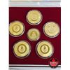 Image 3 : 2008 Beijing Olympics Fuwa Mascots Commemorative Medallion Set : 6 Pieces  (COA #22271)
