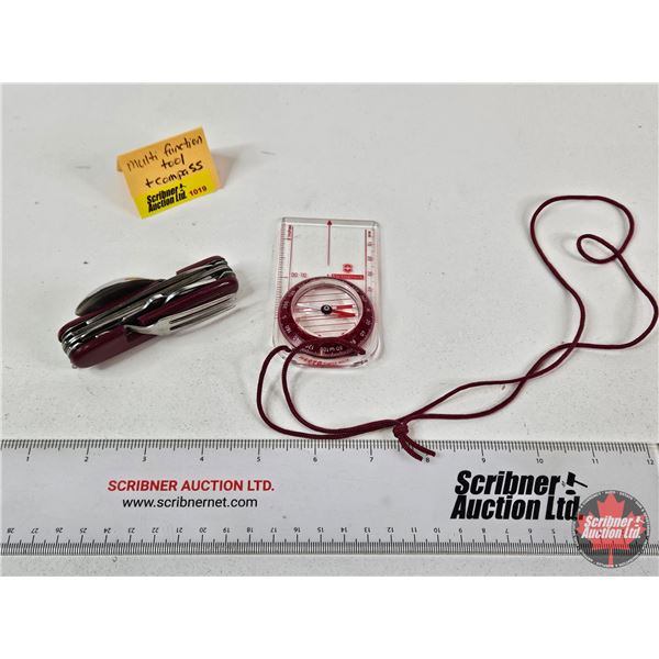 Multi-Function Camping Tool & Victorinox Recta Compass