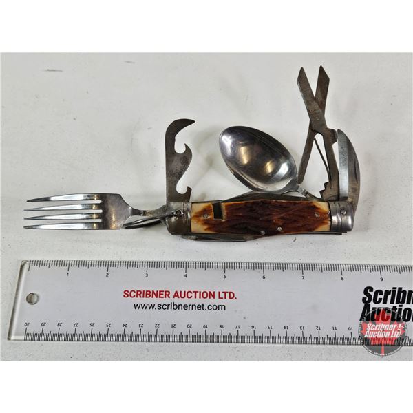 Multi-Function Folding Camping Tool