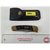 Image 6 : Buck 50th Anniversary Folding Knife c/w Leather Sheath