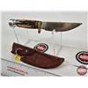 Image 2 : Marble's Fixed Blade Hunting Knife c/w Leather Sheath