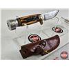 Image 3 : Marble's Fixed Blade Hunting Knife c/w Leather Sheath