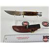 Image 4 : Marble's Fixed Blade Hunting Knife c/w Leather Sheath