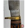 Image 5 : Marble's Fixed Blade Hunting Knife c/w Leather Sheath