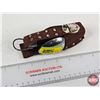 Image 6 : Multi-Function Folding Camping Tool c/w Leather Pouch