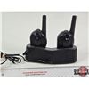 Image 3 : Cobra microTALK Two-Way Radios (2) c/w Desktop Charger