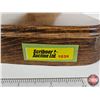 Image 13 : Custom Made Wooden Brook Trout Sculpture on Wood Base