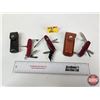 Image 5 : 3 Multifunction Pocket Knives c/w 2 Pouches