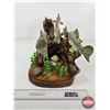 Image 8 : Custom Made Wooden Trout Sculpture on Wood Base