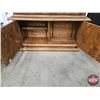 Image 10 : Wooden 12-Gun Cabinet with Glass Doors & Lower Storage