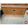 Image 11 : Wooden 12-Gun Cabinet with Glass Doors & Lower Storage