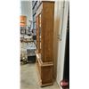 Image 4 : Wooden 12-Gun Cabinet with Glass Doors & Lower Storage