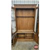 Image 5 : Wooden 12-Gun Cabinet with Glass Doors & Lower Storage