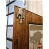 Image 8 : Wooden 12-Gun Cabinet with Glass Doors & Lower Storage