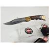 Image 3 : 2 Folding Knives c/w Leather Sheaths - Imperial & Frontier