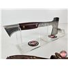 Image 3 : Western Hatchet & Hunting Knife Set c/w Double-Ended Leather Sheath