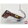 Image 9 : Western Hatchet & Hunting Knife Set c/w Double-Ended Leather Sheath