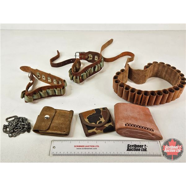 3 Ammunition Belts, 2 Cartridge Pouches & Slip-On Recoil Pad