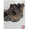 Image 2 : Camo Hunting Boots, Size 9M & Great Outdoorsman Camo Duffel Bag (Used)