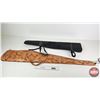 Image 5 : 2 Saddle Rifle Scabbards - Tooled Leather & Black Fabric