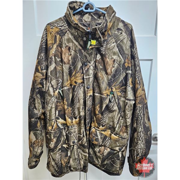 Remington Hooded Camo Hunting Jacket, Men's Size Large (Used)
