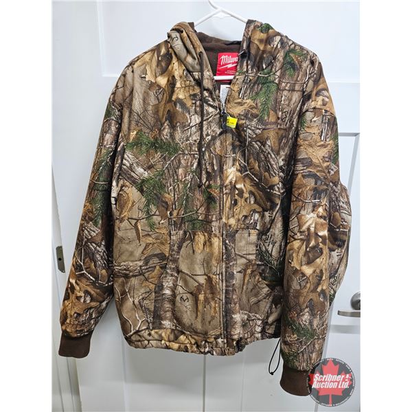 Milwaukee M12 Heated Camo Hoodie - Missing Battery Pack (Used)