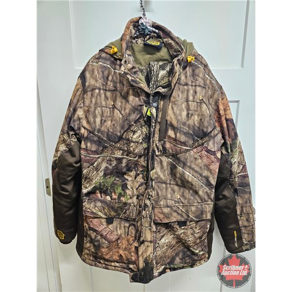 Yukon Gear Camo Hunting Jacket & Remington Camo Pants, Both Size Large (Used)