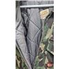 Image 3 : Brush Fire Hooded Camo Hunting Coveralls, Size Large (Used)