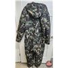 Image 4 : Brush Fire Hooded Camo Hunting Coveralls, Size Large (Used)