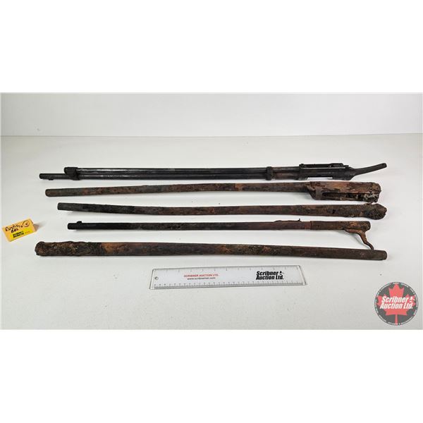 4 Rustic Gun Barrels & Mod. 71/84 Barrel/Receiver Assembly