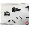 Image 10 : Assorted Gun Parts, Smith & Wesson Belt Buckle & Swift Current Trap Club Medal