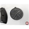 Image 6 : Assorted Gun Parts, Smith & Wesson Belt Buckle & Swift Current Trap Club Medal