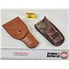 Image 1 : 2 Leather Handgun Holsters - US Flap Holster & A. Furstnow Holster