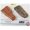 Image 4 : 2 Leather Handgun Holsters - US Flap Holster & A. Furstnow Holster