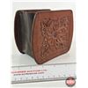 Image 5 : Leather Flap Holster & Hunter Hand-Carved Leather Shotgun Shell Box Holder
