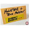 Image 9 : Leather Flap Holster & Hunter Hand-Carved Leather Shotgun Shell Box Holder