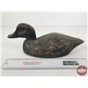 Image 11 : Wooden Duck Decoy (Consignor Tag: Working Blue Bill, Tack Eyes, c. 1920s)