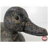 Image 5 : Wooden Duck Decoy (Consignor Tag: Working Blue Bill, Tack Eyes, c. 1920s)