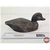 Image 6 : Wooden Duck Decoy (Consignor Tag: Working Blue Bill, Tack Eyes, c. 1920s)