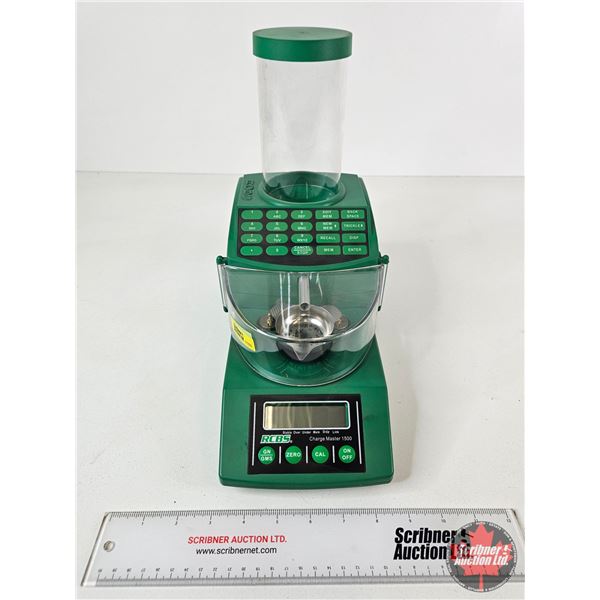 RCBS ChargeMaster 1500 Electronic Scale & Powder Dispenser (Not Tested, Needs Cord)