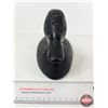 Image 3 : Wooden Duck Decoy - Black with Tack Eyes