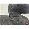 Image 5 : Wooden Duck Decoy - Black with Tack Eyes