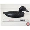 Image 6 : Wooden Duck Decoy - Black with Tack Eyes