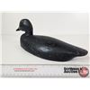 Image 9 : Wooden Duck Decoy - Black with Tack Eyes